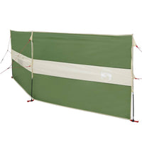 vidaXL Frangivento da Campeggio Verde 344x120 cm Impermeabile