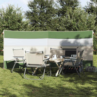 Frangivento da Campeggio Verde 340x130 cm Impermeabile 4009657