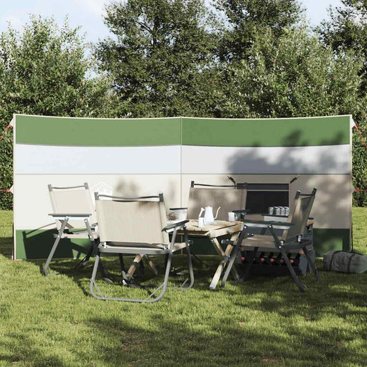 Frangivento da Campeggio Verde 340x130 cm Impermeabile 4009657