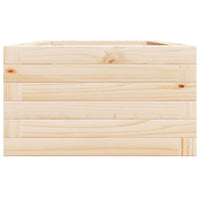 Vassoio per fioriera aiuola rialzata piante fiori terrazza giardino 40 x 40 x 23 cm legno di pino massiccio marrone 02_0037524