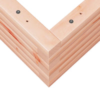 Fioriera da Giardino 50x50x23 cm in Legno Massello di Douglas 847186