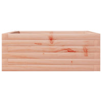 Vassoio per fioriera aiuola rialzata piante fiori terrazza giardino 60 x 60 x 23 cm legno massello marrone Douglas 02_0037702