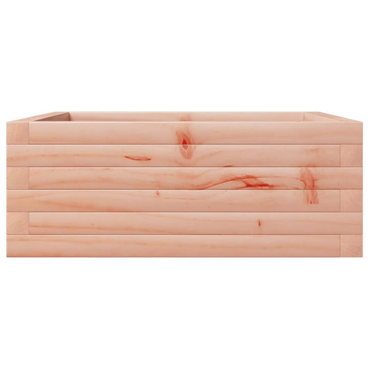 Vassoio per fioriera aiuola rialzata piante fiori terrazza giardino 60 x 60 x 23 cm legno massello marrone Douglas 02_0037702