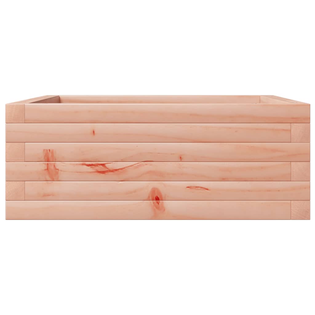 Vassoio per fioriera aiuola rialzata piante fiori terrazza giardino 60 x 60 x 23 cm legno massello marrone Douglas 02_0037702