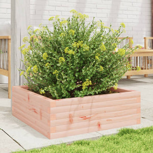 Fioriera da Giardino 70x70x23 cm in Legno Massello di Douglas 847196