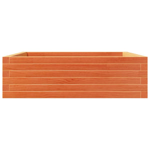 Vassoio per fioriera aiuola rialzata piante fiori terrazza giardino cera 80 x 80 x 23 cm legno di pino massiccio marrone 02_0038499