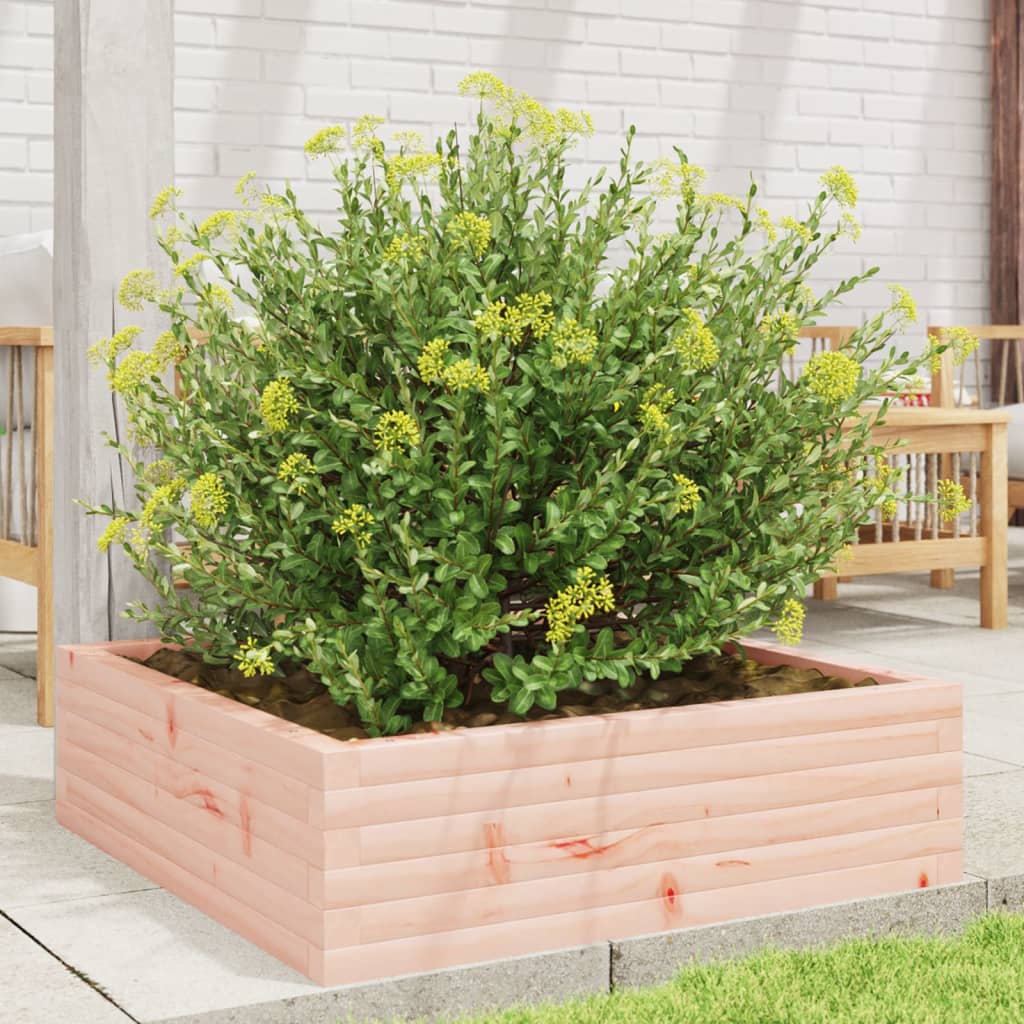 vidaXL Fioriera da Giardino 80x80x23 cm in Legno Massello di Douglas