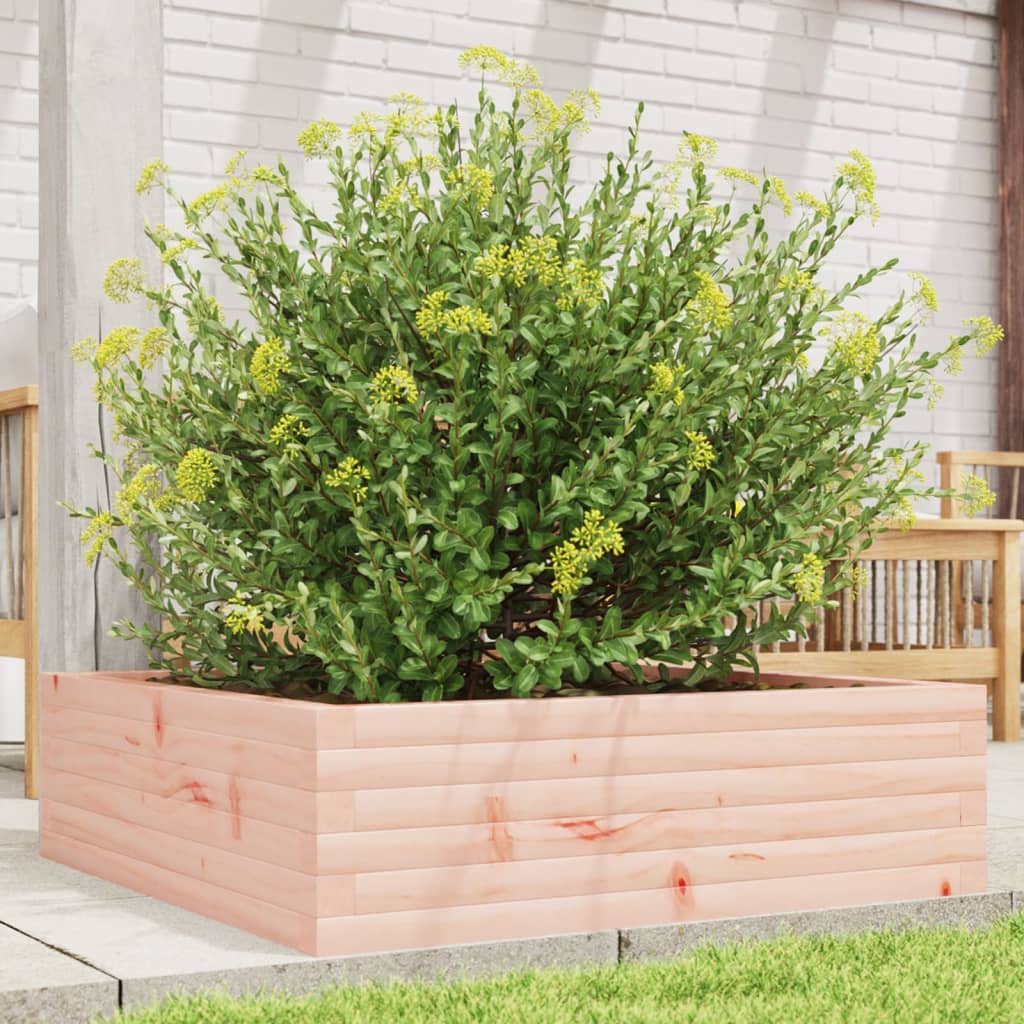 vidaXL Fioriera da Giardino 80x80x23 cm in Legno Massello di Douglas