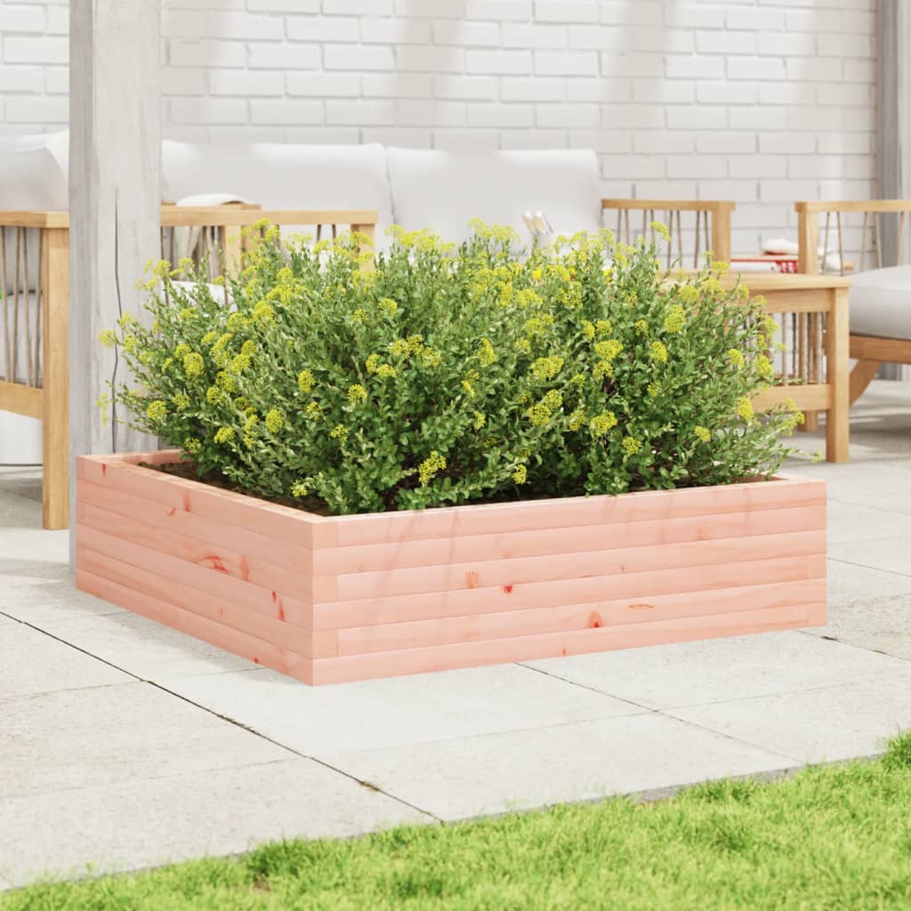 vidaXL Fioriera da Giardino 90x90x23 cm in Legno Massello di Douglas