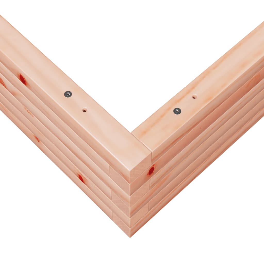 vidaXL Fioriera da Giardino 90x90x23 cm in Legno Massello di Douglas