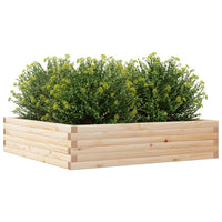 Fioriera da Giardino 100x100x23 cm in Legno Massello di Pino 847208