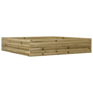 Fioriera da Giardino 110x110x23 cm in Legno di Pino Impregnato 847217