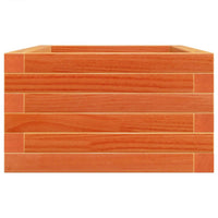 Fioriera Giardino-Vaso da Esterno-Contenitore per Piante Marrone Cera 70x40x23cm Legno Massello Pino