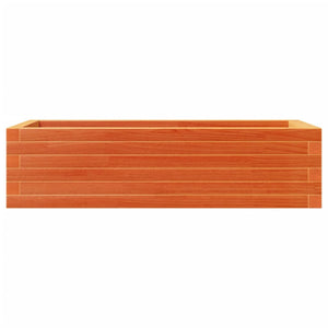 vidaXL Fioriera Giardino Marrone Cera 90x40x23 cm Legno Massello Pino
