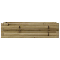 vidaXL Fioriera da Giardino 90x40x23 cm in Legno di Pino Impregnato