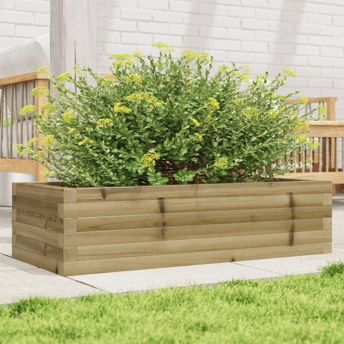 vidaXL Fioriera da Giardino 90x40x23 cm in Legno di Pino Impregnato