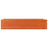 Vassoio per fioriera aiuola rialzata piante fiori terrazza giardino cera 110 x 40 x 23 cm legno di pino massiccio marrone 02_0038429
