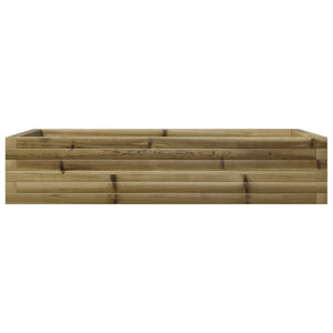 Fioriera da Giardino 110x60x23 cm in Legno di Pino Impregnato 847242