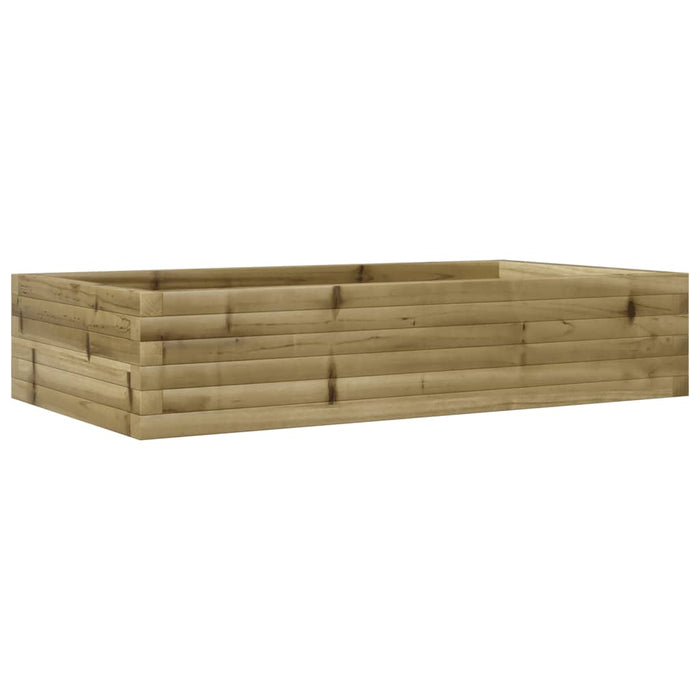 Fioriera da Giardino 110x60x23 cm in Legno di Pino Impregnato 847242