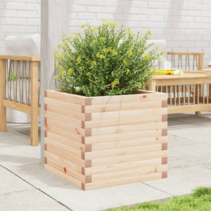 Fioriera da Giardino 50x50x45,5 cm in Legno Massello di Pino 847243