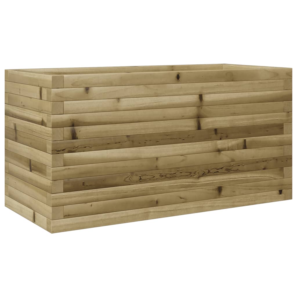vidaXL Fioriera da Giardino 90x40x45,5 cm in Legno di Pino Impregnato