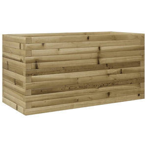 vidaXL Fioriera da Giardino 90x40x45,5 cm in Legno di Pino Impregnato