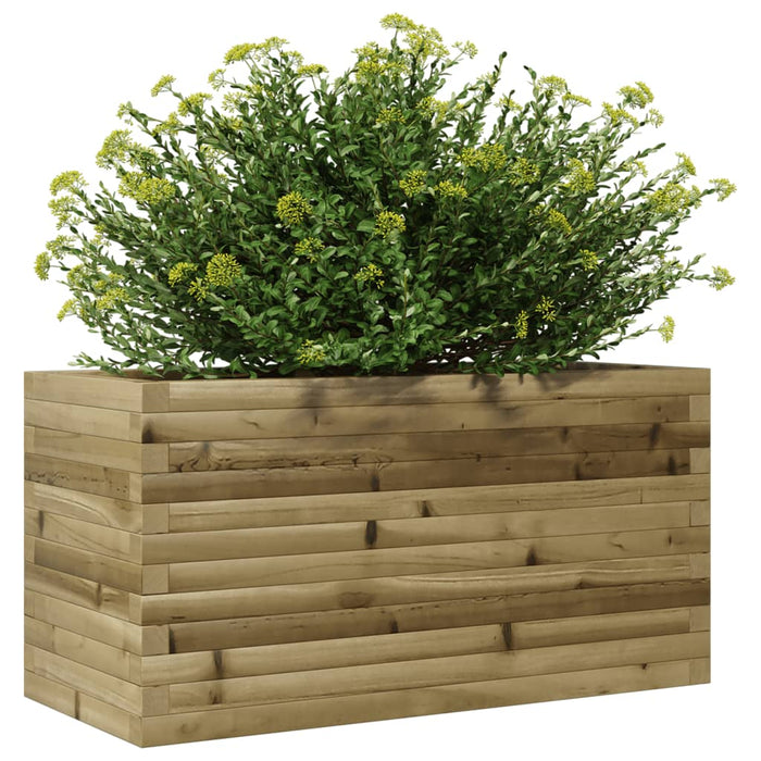 Fioriera da Giardino 90x40x45,5 cm in Legno di Pino Impregnato 847272
