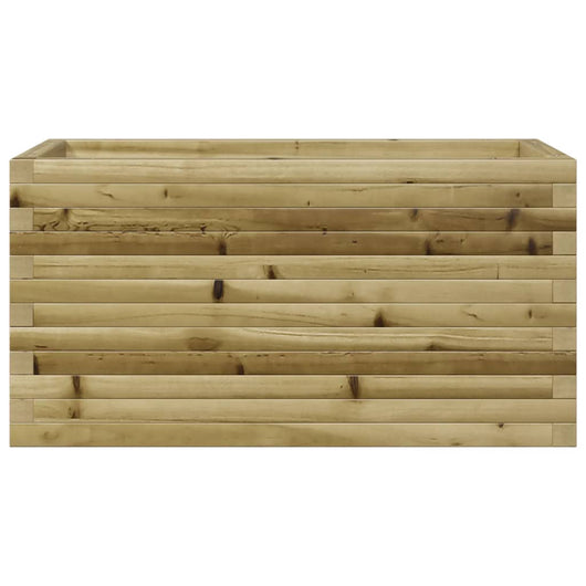 Vassoio per fioriera aiuola rialzata piante fiori terrazza giardino 90 x 40 x 45,5 cm legno di pino impregnato marrone 02_0037975