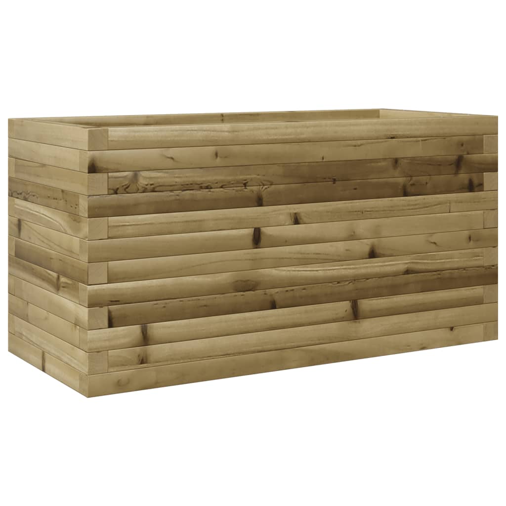 vidaXL Fioriera da Giardino 90x40x45,5 cm in Legno di Pino Impregnato