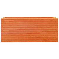Vassoio per fioriera aiuola rialzata piante fiori terrazza giardino cera 110 x 40 x 45,5 cm legno di pino massiccio marrone 02_0038431