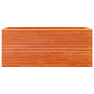Vassoio per fioriera aiuola rialzata piante fiori terrazza giardino cera 110 x 40 x 45,5 cm legno di pino massiccio marrone 02_0038431