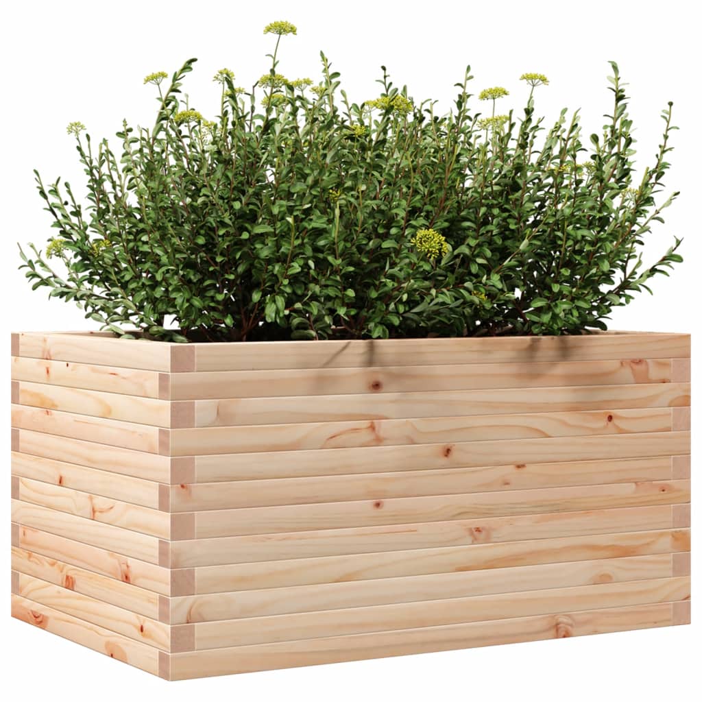 Fioriera da Giardino 90x60x45,5 cm in Legno Massello di Pino 847278