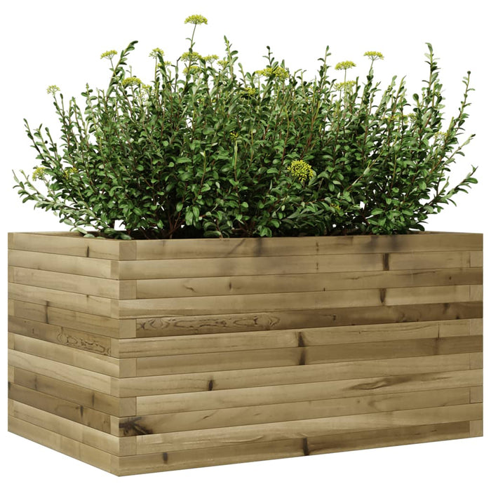 Fioriera da Giardino 90x60x45,5 cm in Legno di Pino Impregnato