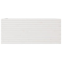 vidaXL Fioriera da Giardino Bianca 110x60x45,5 cm Legno Massello Pino