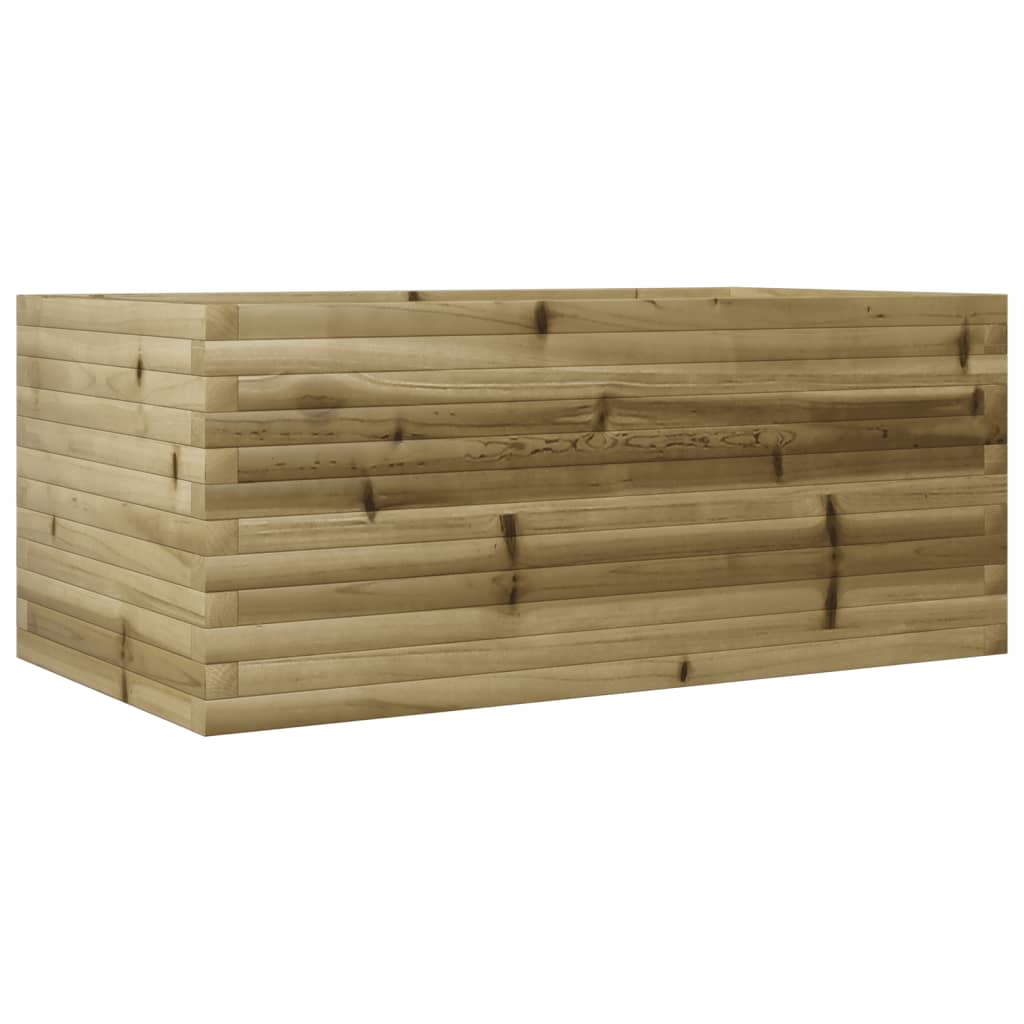 Fioriera da Giardino 110x60x45,5 cm in Legno di Pino Impregnato 847287