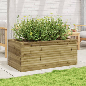Fioriera da Giardino 110x60x45,5 cm in Legno di Pino Impregnato 847287