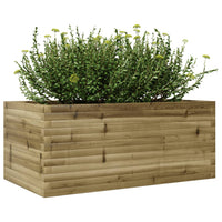 Fioriera da Giardino 110x60x45,5 cm in Legno di Pino Impregnato 847287