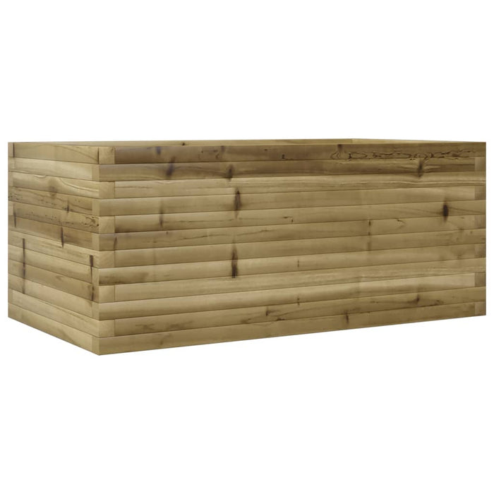 Fioriera da Giardino 110x60x45,5 cm in Legno di Pino Impregnato 847287