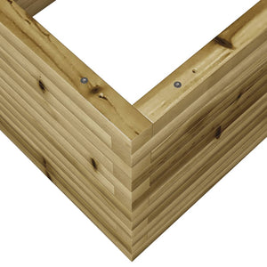 Fioriera da Giardino 110x60x45,5 cm in Legno di Pino Impregnato 847287