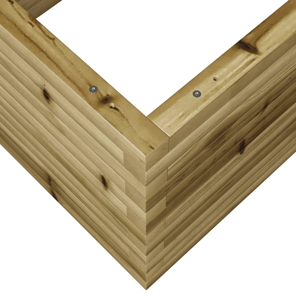vidaXL Fioriera da Giardino 110x60x45,5 cm in Legno di Pino Impregnato
