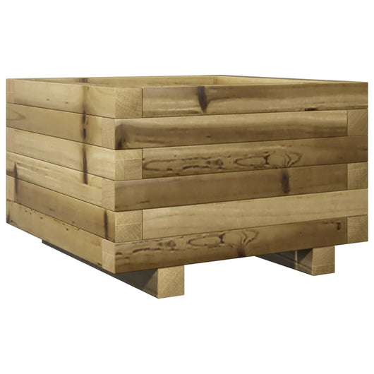 Fioriera da Giardino 40x40x26,5 cm in Legno di Pino Impregnato 847292