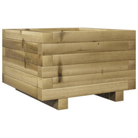 Fioriera da Giardino 40x40x26,5 cm in Legno di Pino Impregnato 847292