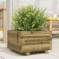 vidaXL Fioriera da Giardino 40x40x26,5 cm in Legno di Pino Impregnato