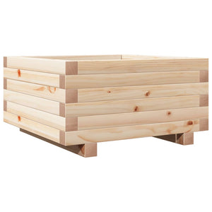 vidaXL Fioriera da Giardino 50x50x26,5 cm in Legno Massello di Pino