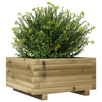 Fioriera da Giardino 50x50x26,5 cm in Legno di Pino Impregnato 847297