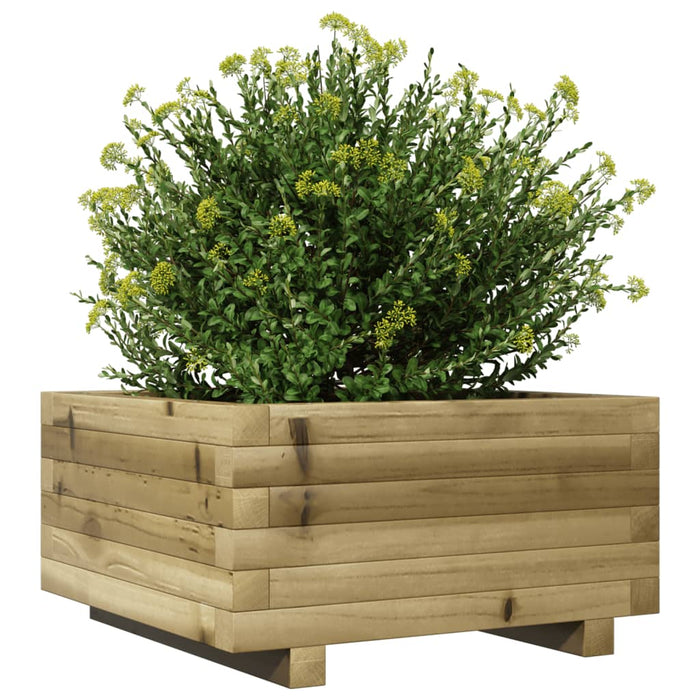 Fioriera da Giardino 50x50x26,5 cm in Legno di Pino Impregnato 847297