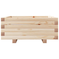 Fioriera da Giardino 60x60x26,5 cm in Legno Massello di Pino 847298