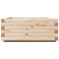 Fioriera da Giardino 60x60x26,5 cm in Legno Massello di Pino 847298