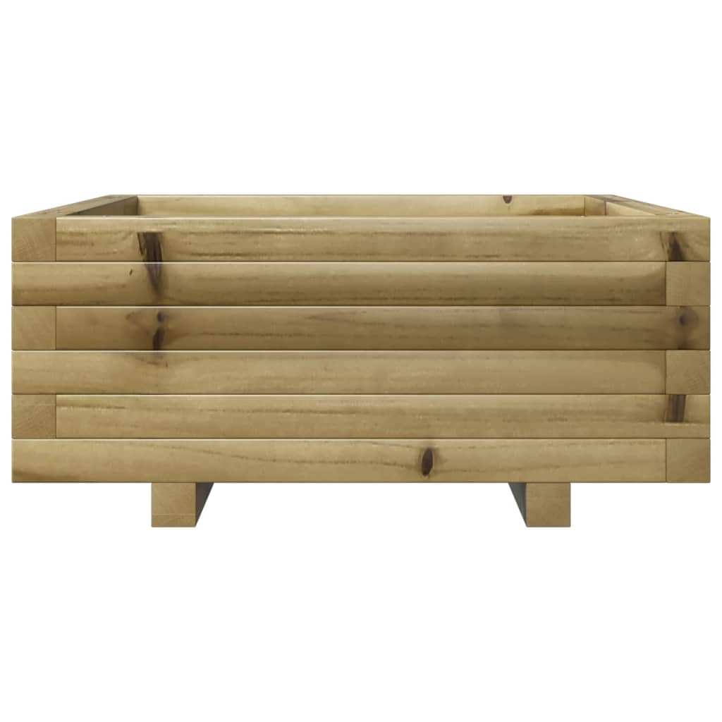 vidaXL Fioriera da Giardino 60x60x26,5 cm in Legno di Pino Impregnato