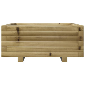 vidaXL Fioriera da Giardino 60x60x26,5 cm in Legno di Pino Impregnato